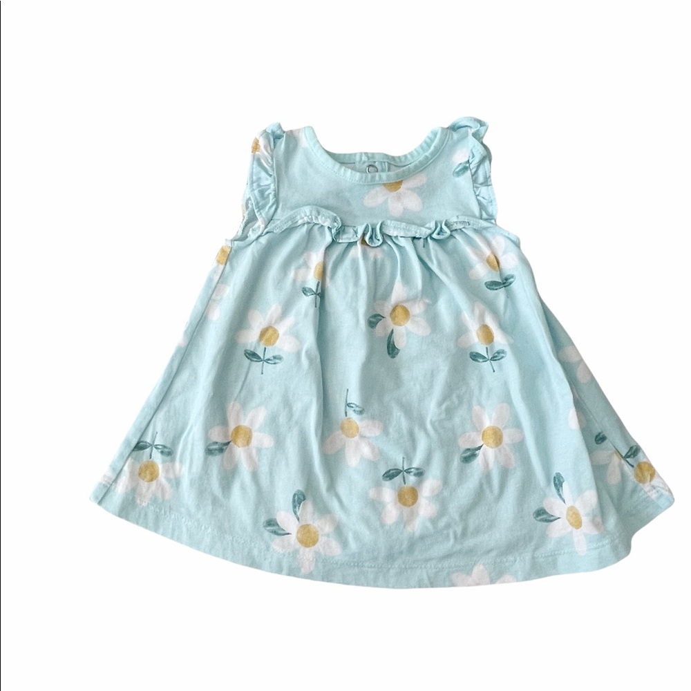 Carter’s baby blue floral dress 6 months
